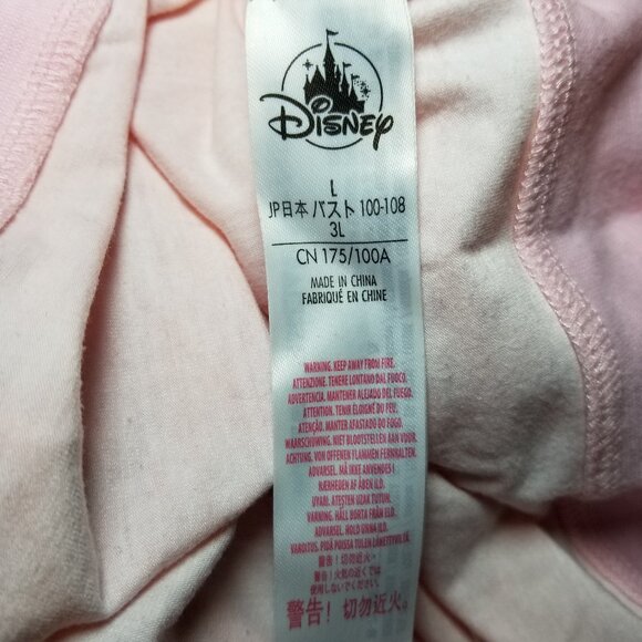 Disney Parks Eat Sleep Repeat Minnie Mouse Donut Long Sleeve Women Large Lounge - Picture 7 of 8